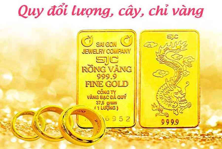 1 Lượng vàng bằng bao nhiêu chỉ, bao nhiêu gam? - Cửu Long Real